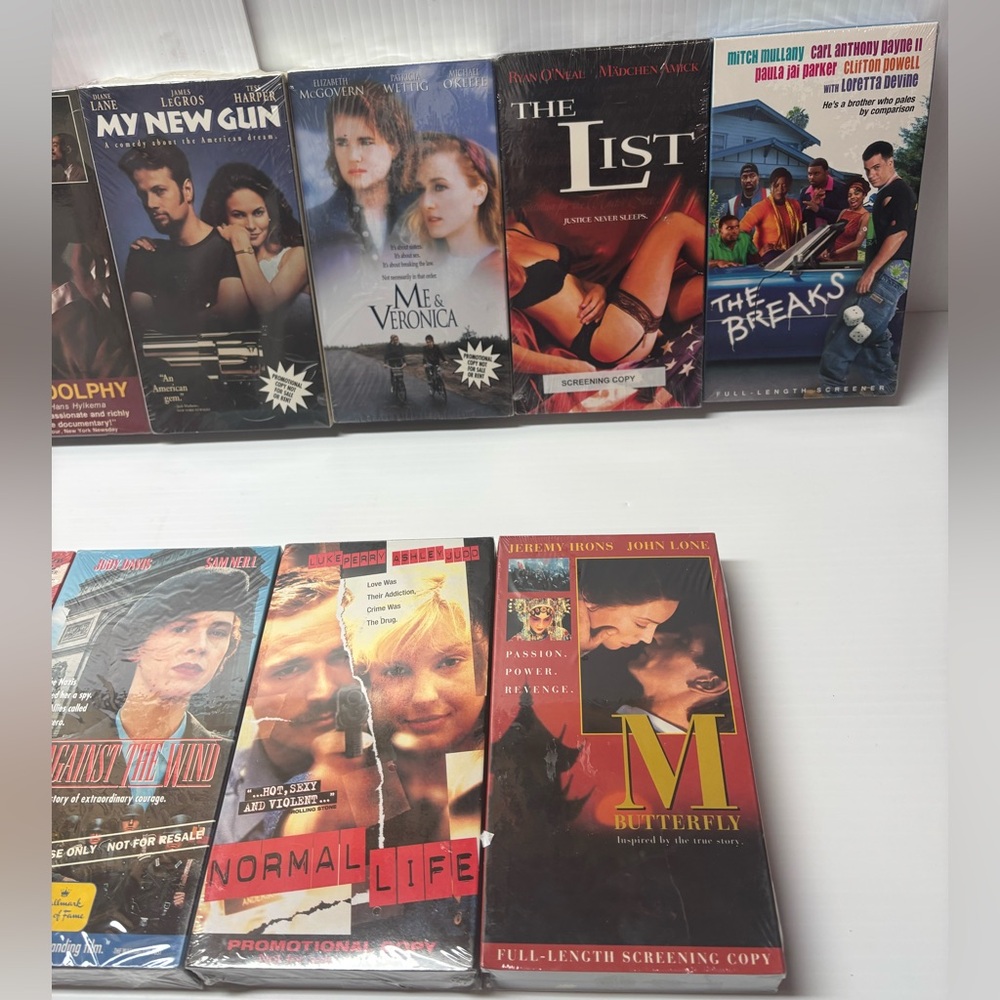 Lot of 15 Rare VHS Screening Copies / Promotional Tapes store & Studio Use Only - Picture 5 of 9